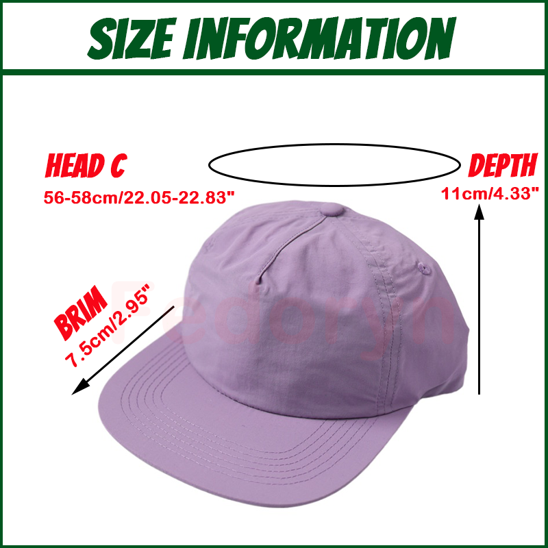 Fedoryn Gorras de béisbol con  - Snapback Hat Flat reseña y precio